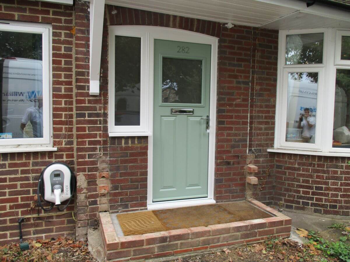 Chartwell Green Endurance Wentwood door with flag window