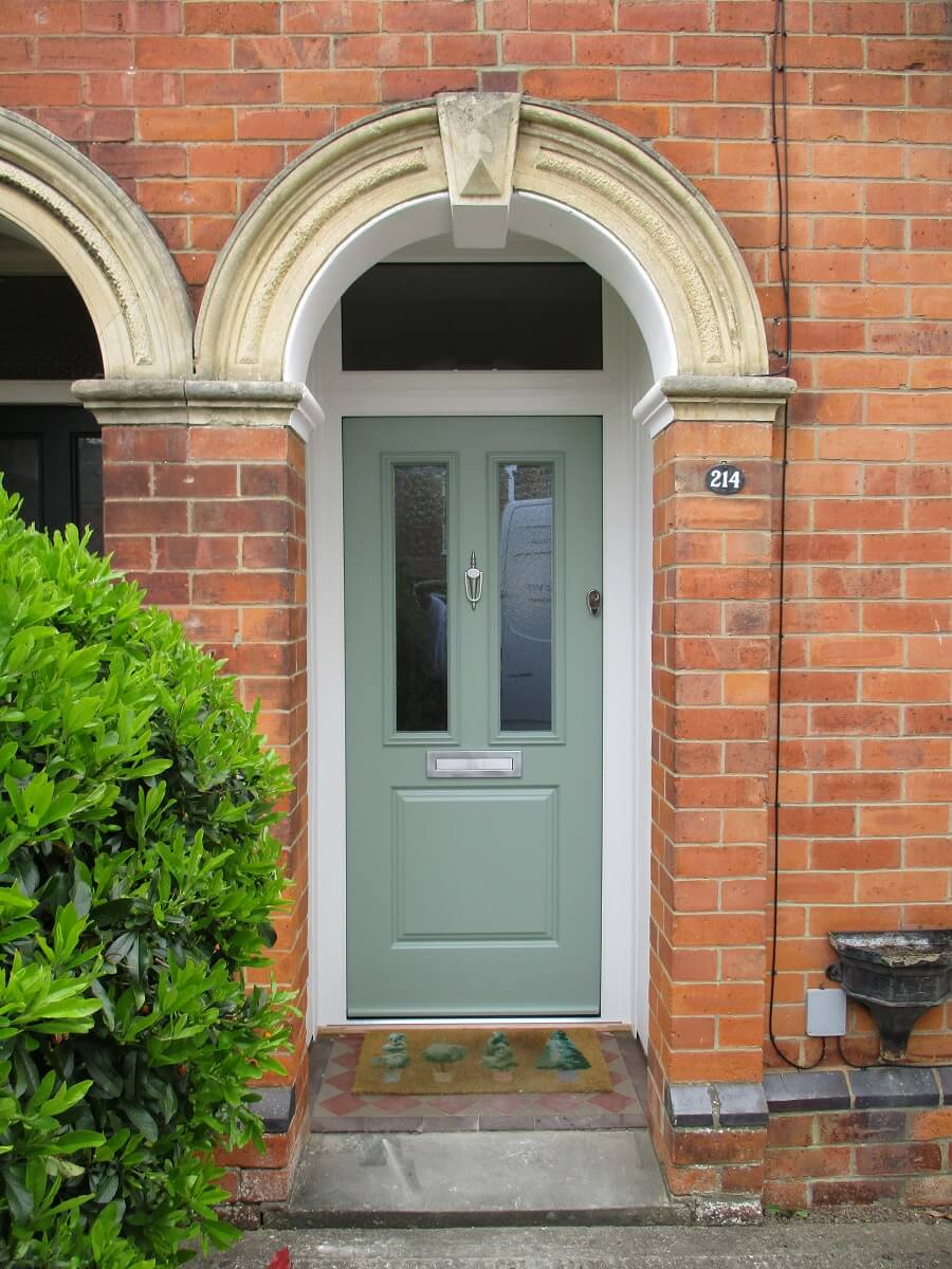 Endurance Chartwell Green Monte Rosa door with top light