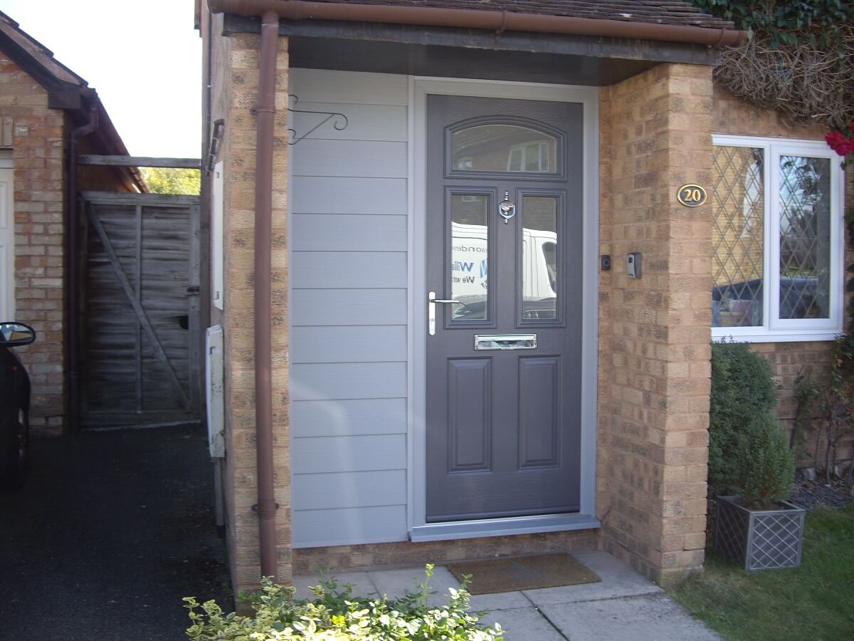 Endurance Door with contrasting cladding