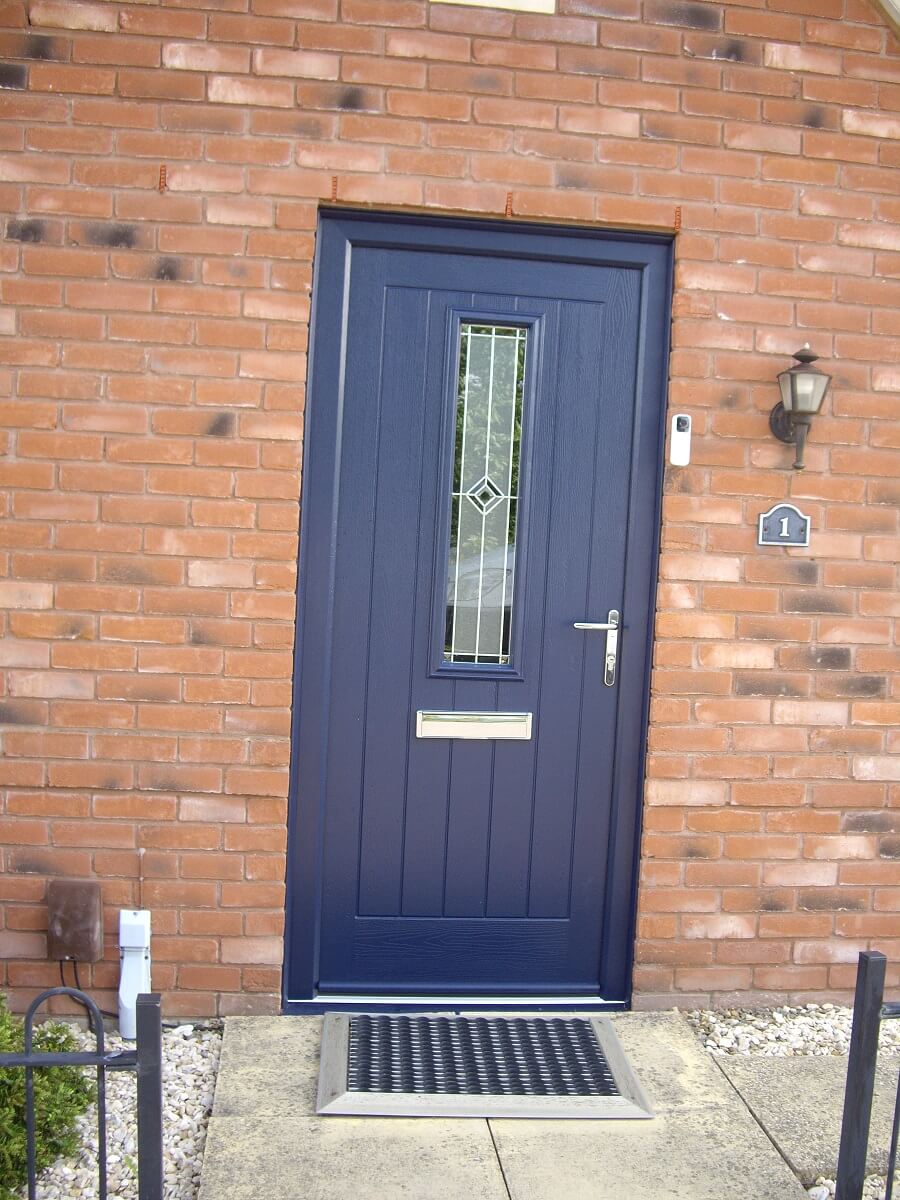 French Navy door with Comete Glass